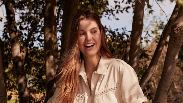 Luna Bijl stars in Mango Romantic Vibe spring-summer 2020 lookbook