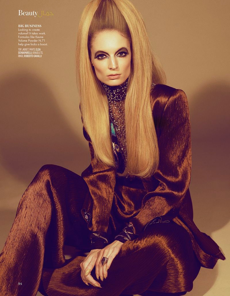 Melissa Tammerijn Turns Up the Shine Factor for Vogue Arabia