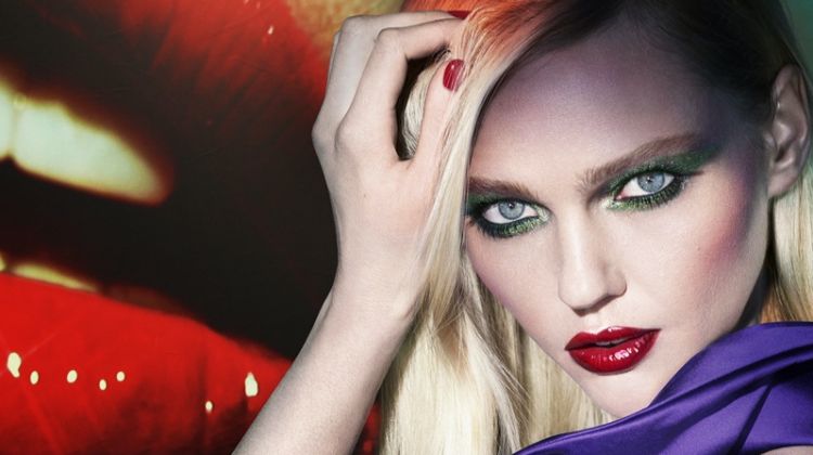Sasha Pivovarova stars in Mert & Marcus x Lancome makeup campaign