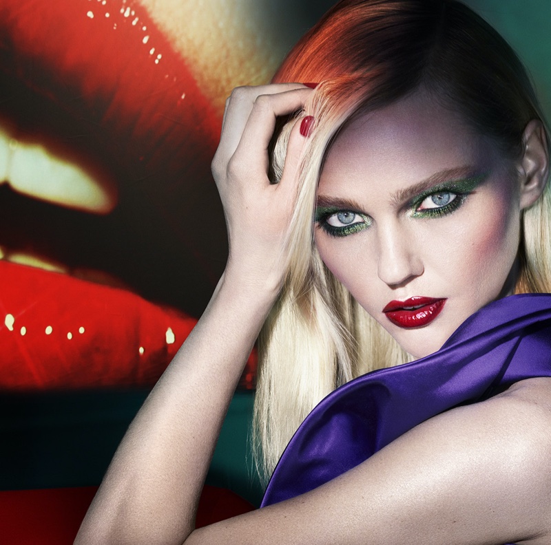 Sasha Pivovarova stars in Mert & Marcus x Lancome makeup campaign