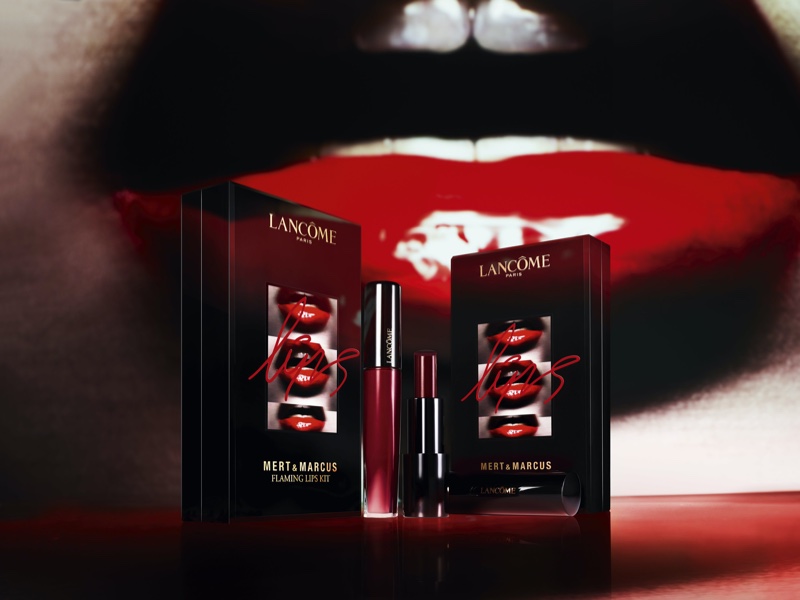 Mert & Marcus x Lancome flaming lips kit
