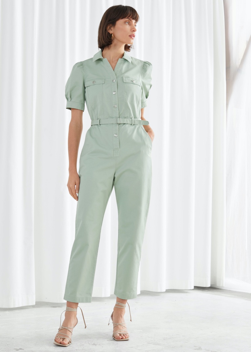 & Other Stories Organic Cotton Denim Jumpsuit $129