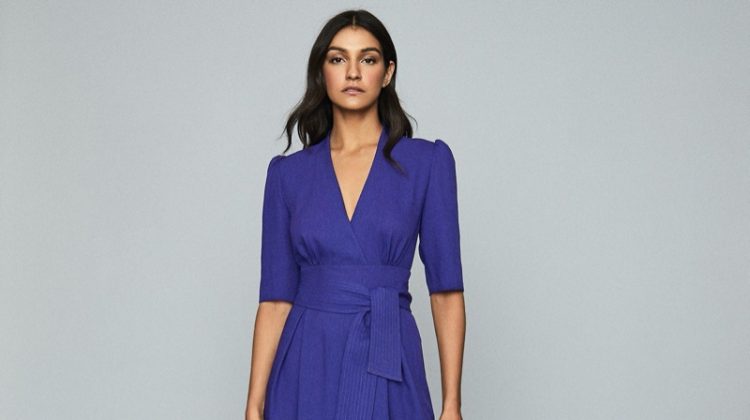 REISS Uma Wrap-Tie Playsuit $345