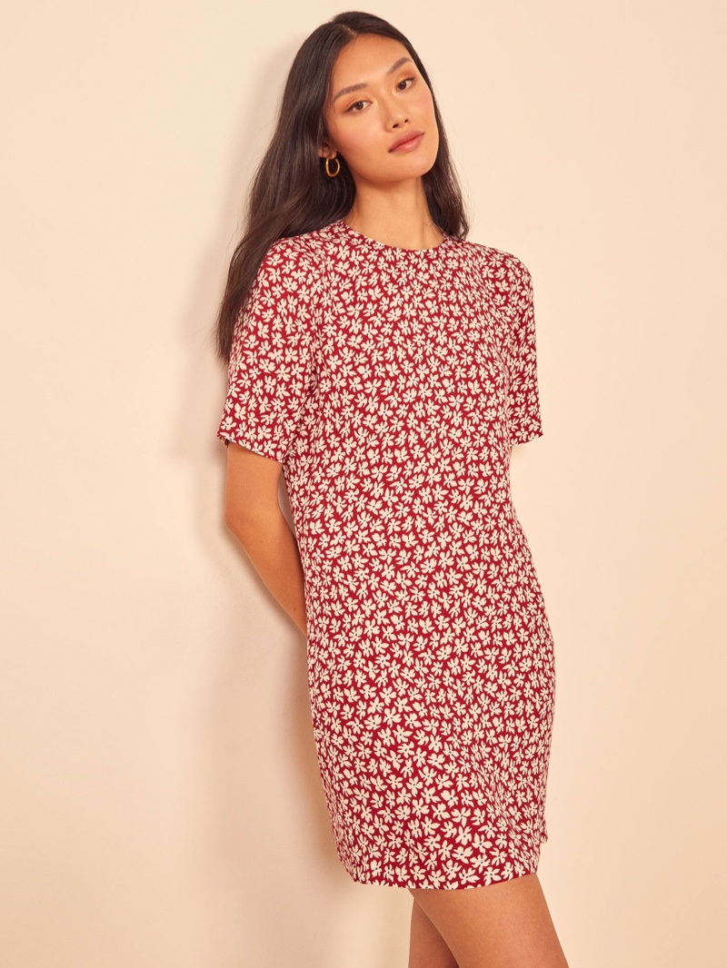 Reformation Beth Dress in Grenadine $118