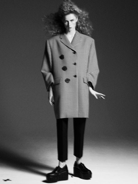 Rianne van Rompaey W Magazine Tailored Style Fashion Editorial