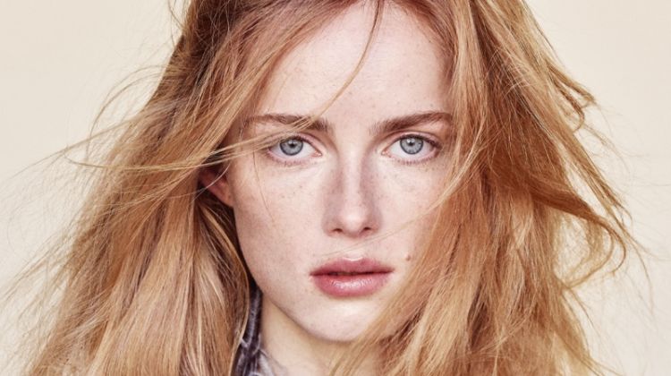 Rianne van Rompaey Poses in Glam Looks for Vogue Korea