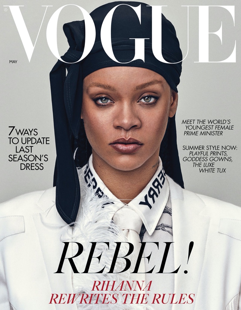 Rihanna on Vogue UK May 2020 Cover