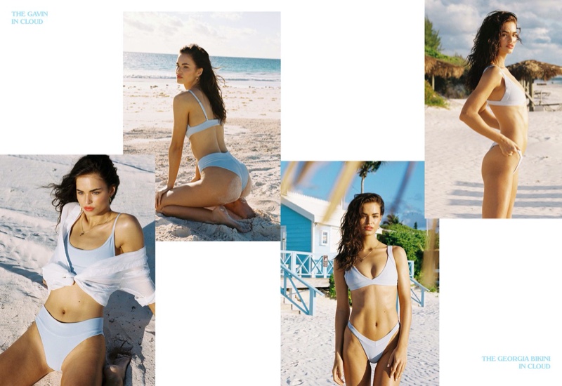 Robin Holzken appears in Frankies Bikinis spring-summer 2020 lookbook