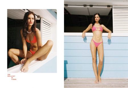 Robin Holzken Chases the Sun for Frankies Bikinis Spring 2020