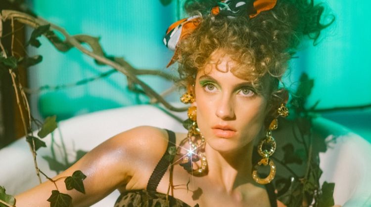 Sarah Berger Gets Wild in Dolce & Gabbana for ELLE Mexico