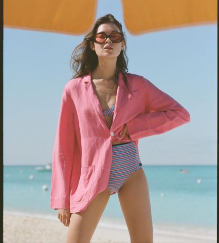 Robin, Nadia & Kennidy Model Solid & Striped Spring 2020 Swimwear Kennidy Hunter appears in Solid & Striped spring 2020 lookbook