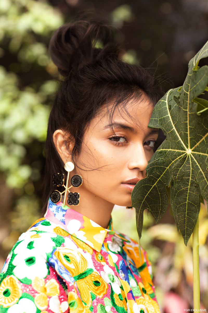 Shirt Dress Aniket Satam and Earring Color Chemistry. Photo: Kay Sukumar