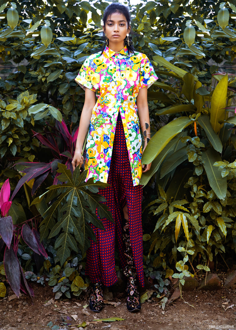 Shirt Dress Aniket Satam, Pants Madison, Earring & Hand Cuff Color Chemistry and Shoes Hogwash. Photo: Kay Sukumar