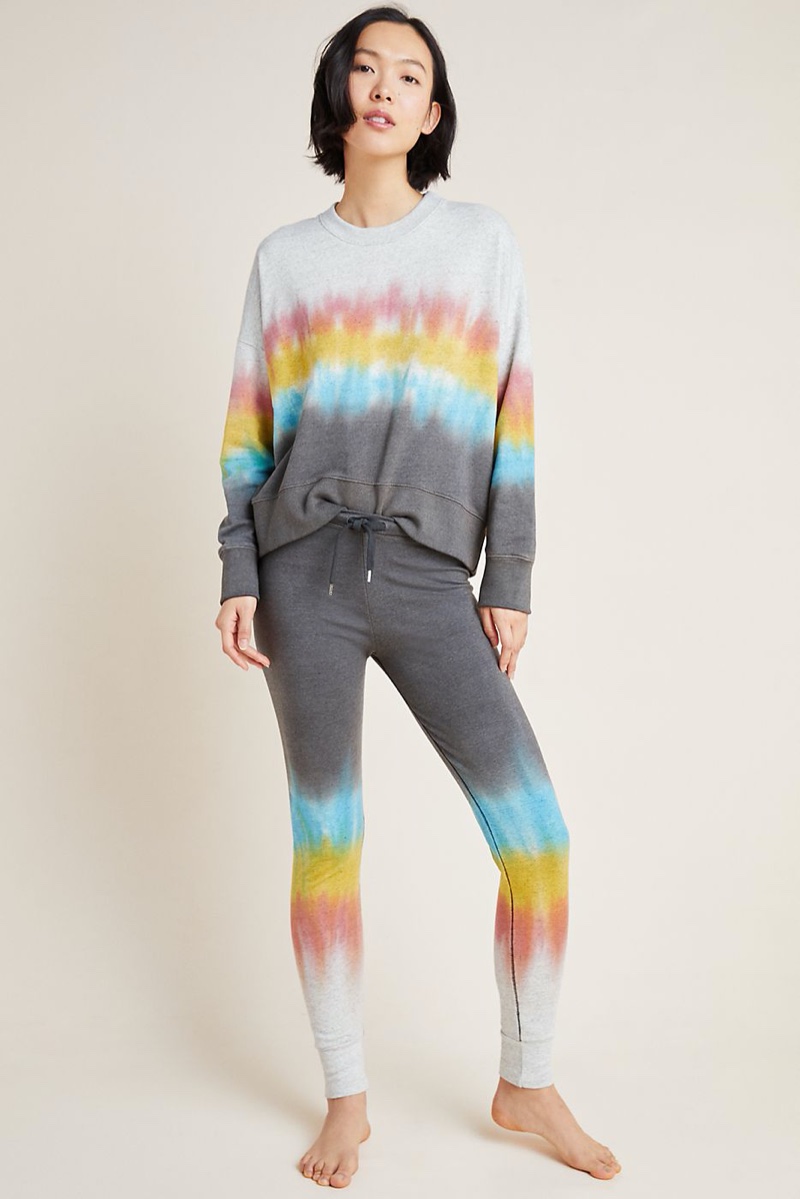 Sundry Tie-Dye Oversized Sweatshirt $188 & Slim Sweatpants $188