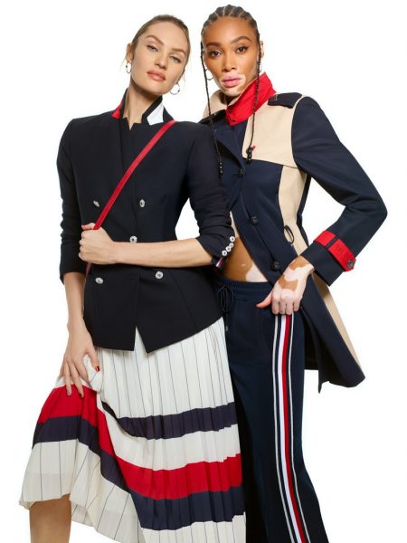 Candice, Winnie & Hannah Front Tommy Hilfiger Icons Spring 2020 Campaign Candice Swanepoel and Winnie Harlow star in Tommy Hilfiger Icons spring-summer 2020 campaign