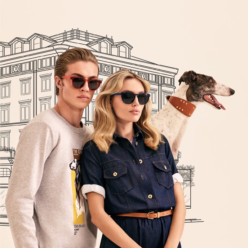 Trussardi features illustrations in spring-summer 2020 campaign