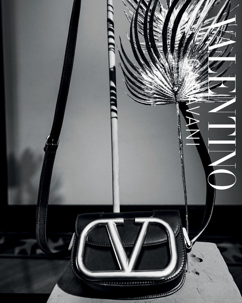 Valentino Supervee bag featured in Le Noir spring-summer 2020 campaign