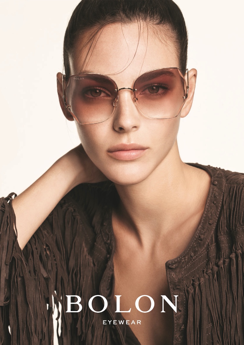 Model Vittoria Ceretti fronts Bolon Eyewear spring-summer 2020 campaign