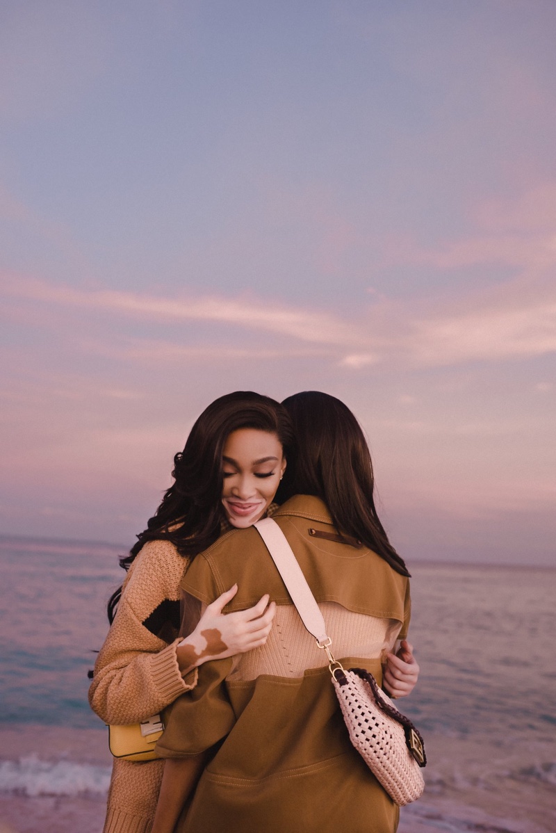 Fendi unveils #BaguetteFriendsForever campaign with Winnie Harlow and Shannon Hamilton