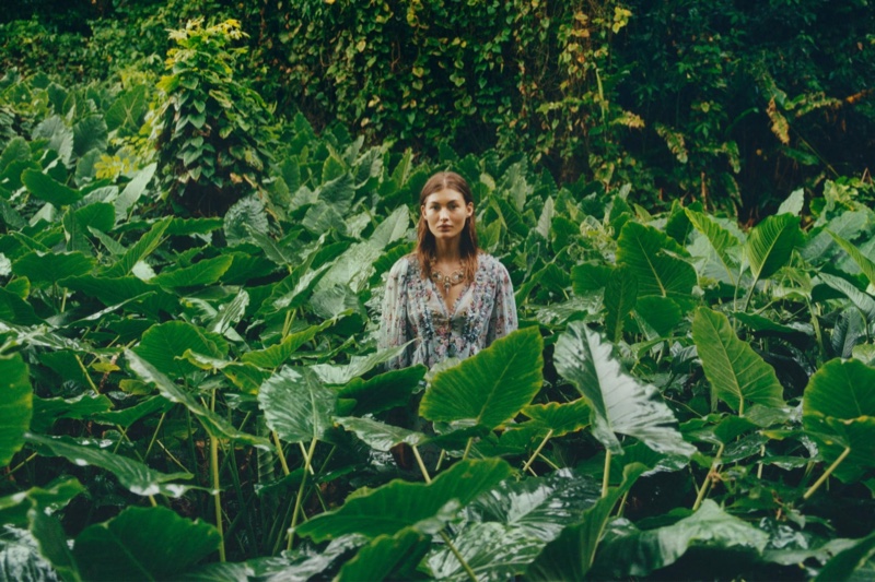 Grace Elizabeth stars in Zara Lost Garden spring-summer 2020 editorial