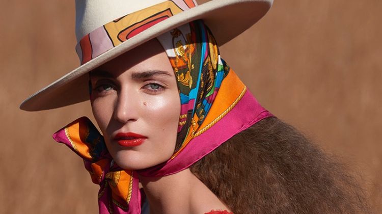 Zuzanna Bijoch Models Vibrant Fashions for SCMP Style