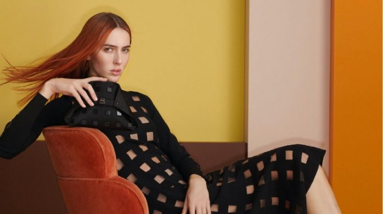 Teddy Quinlivan Strikes a Pose for Akris Spring 2020 Campaign
