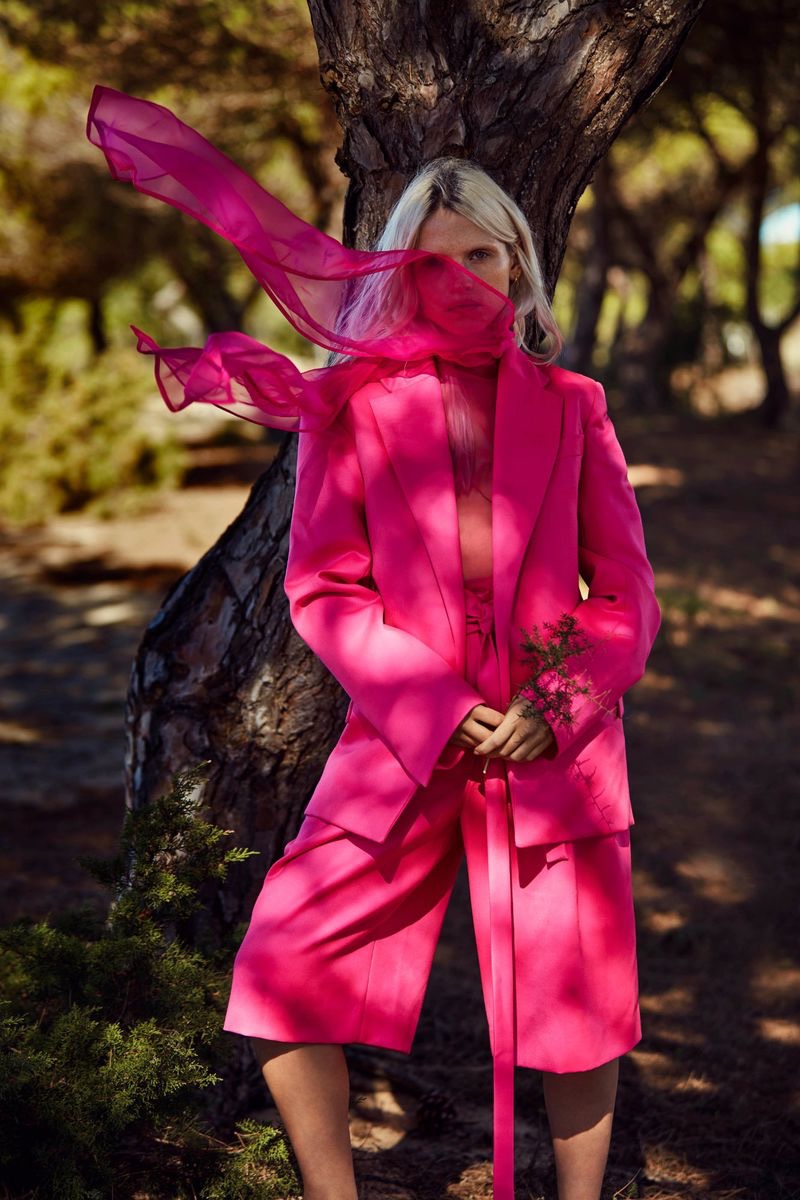Anja Konstantinova Poses in Bold Outdoor Styles for Marie Claire Italy