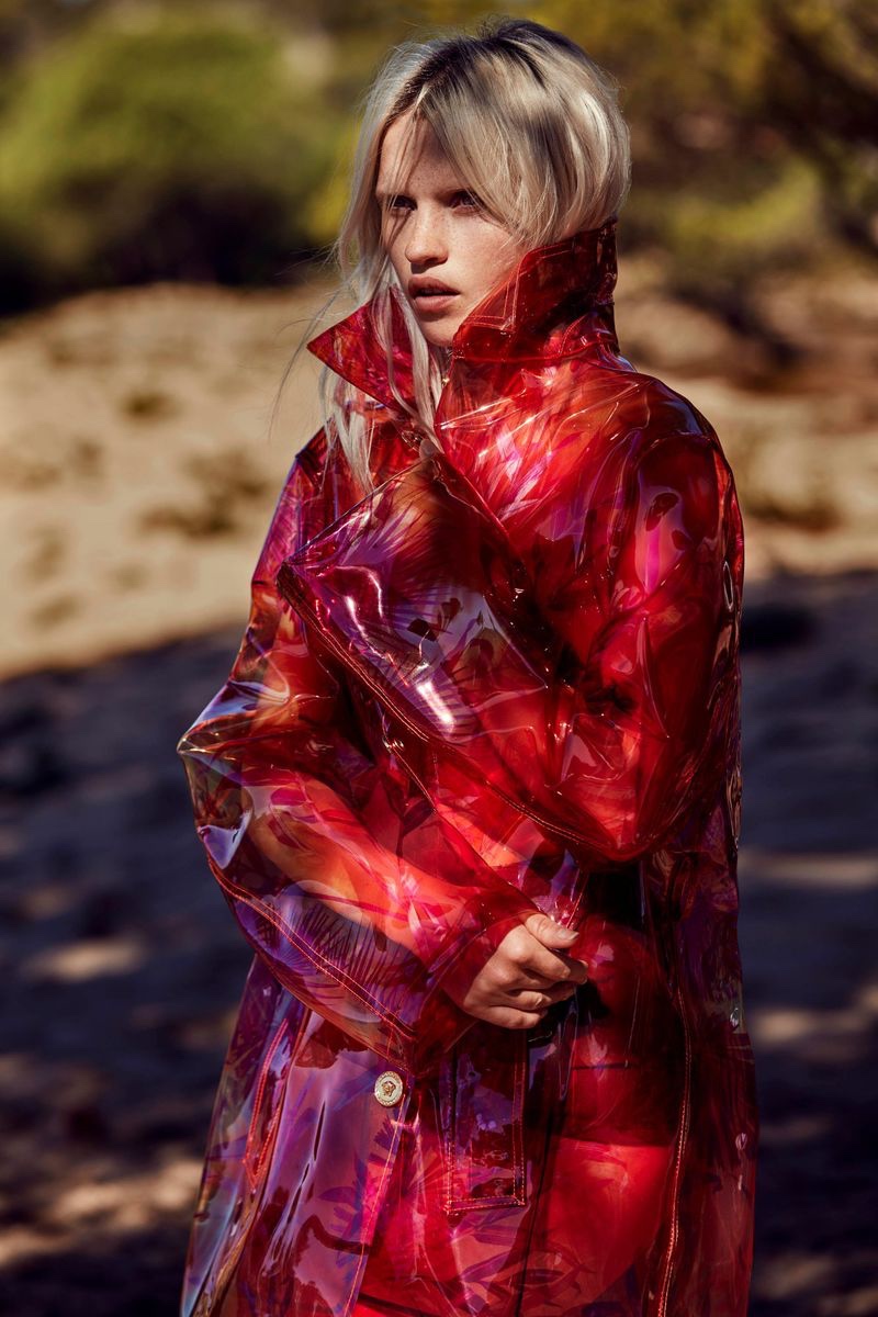 Anja Konstantinova Poses in Bold Outdoor Styles for Marie Claire Italy