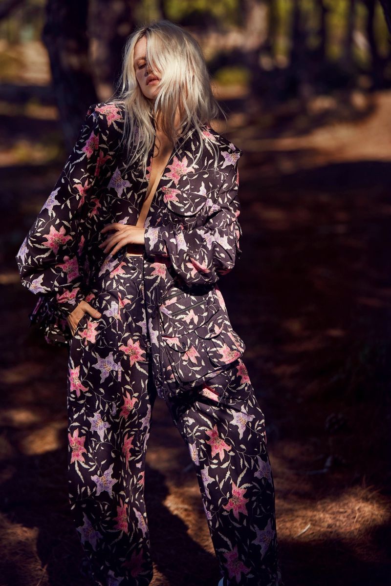 Anja Konstantinova Poses in Bold Outdoor Styles for Marie Claire Italy