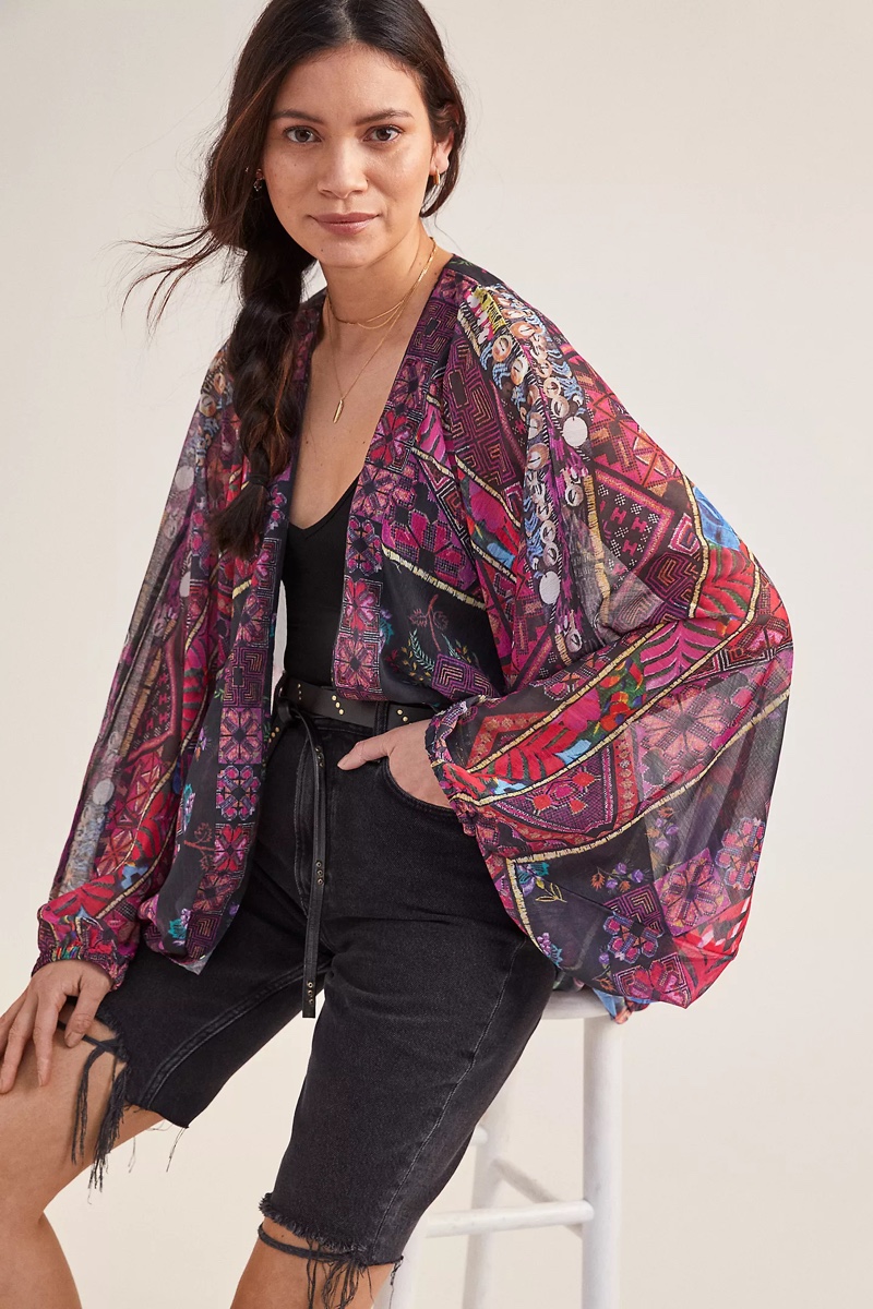 Anthropologie Natasia Cocoon Kimono $98