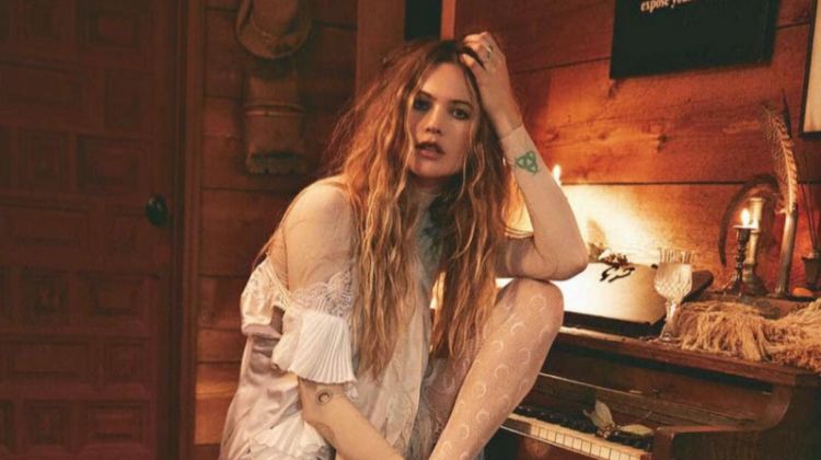 Behati Prinsloo Poses in Laid-Back Fashion for ELLE France
