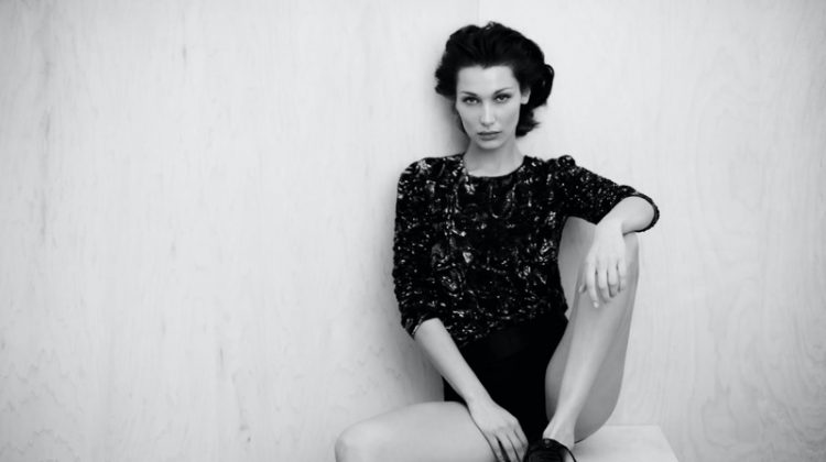 Bella Hadid Wears Pared Down Fashions for Vogue Greece
