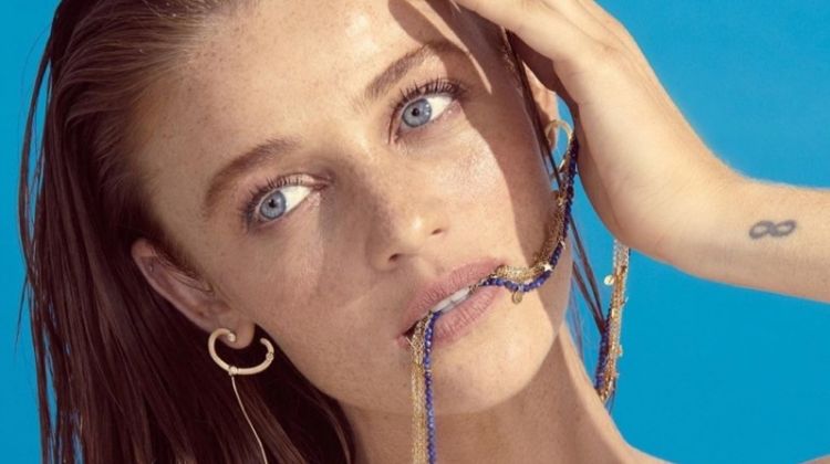 Cintia Dicker appears in Animale BLU jewelry campaign