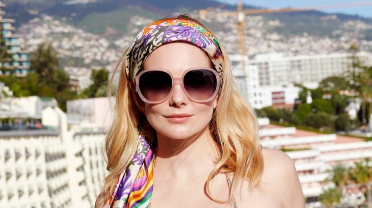 Eniko Mihalik Dives Into Kadewe’s Latest Swimwear