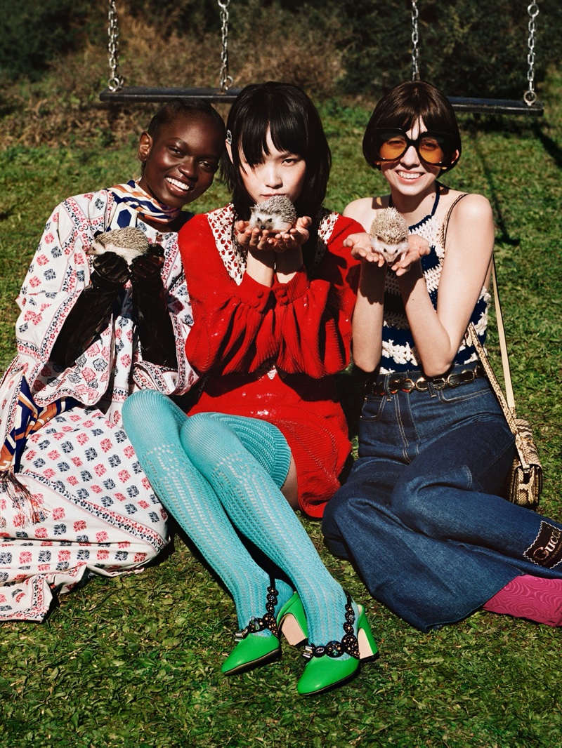 Animals take the spotlight in Gucci's pre-fall 2020 campaign.