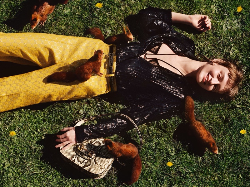 Alasdair McLellan photographs Gucci pre-fall 2020 campaign.