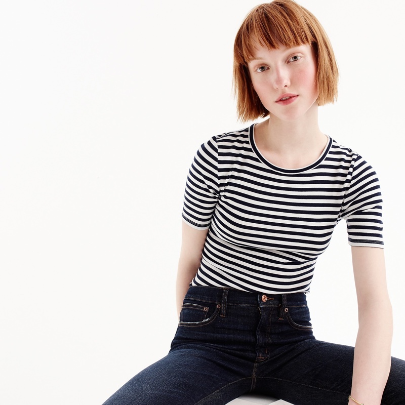 J. Crew Slim Perfect T-Shirt in Stripe $18