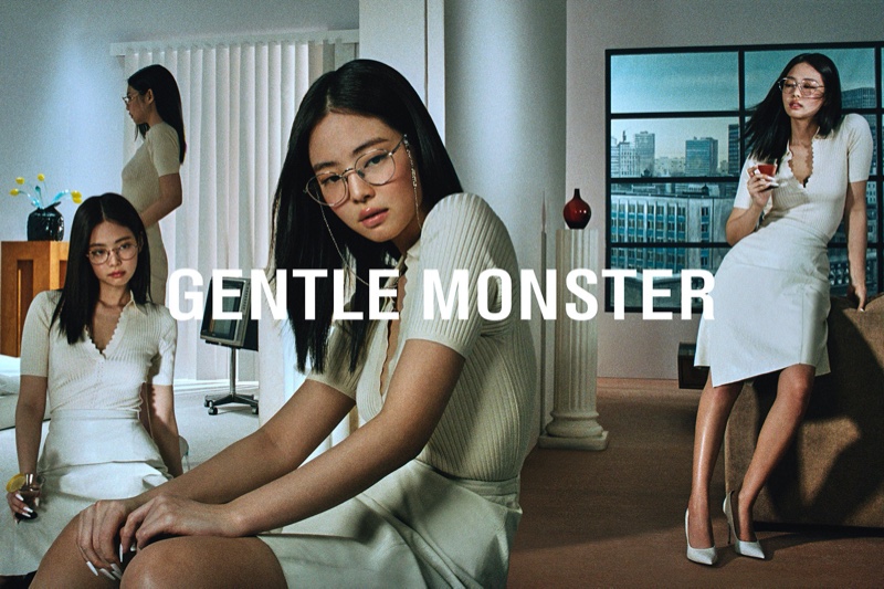 Jennie designs eyewear with Gentle Monster