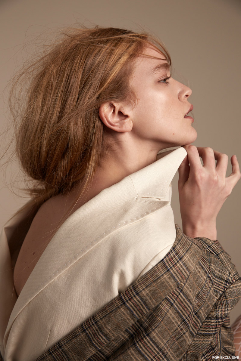 Lavish Linen Beau Blazer LAFAYETTE 148 NEW YORK and Coffee Dates light Brown Plaid Ruched Sleeve Blazer LULU’S. Photo: Adrianna Favero