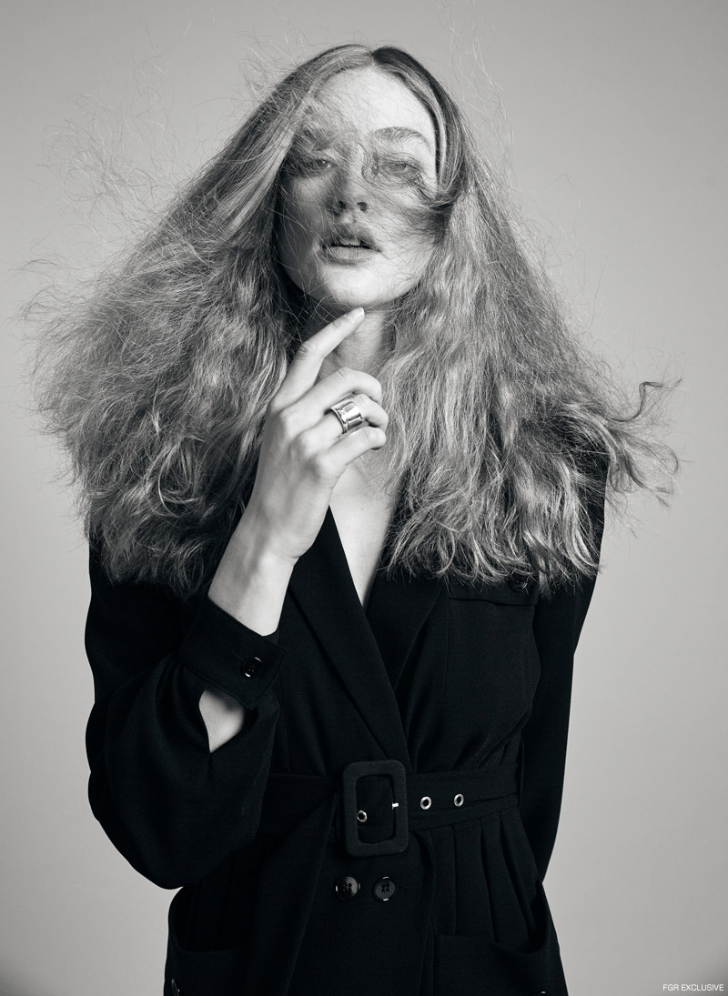 Ora Ring in Silver JENNY BIRD JEWELRY and Black Tailored Formal Rock-Style Dress THE KOOPLES. Photo: Adrianna Favero