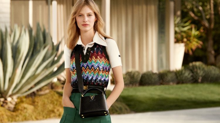Julia Nobis Returns for Louis Vuitton Capucines Summer 2020 Campaign