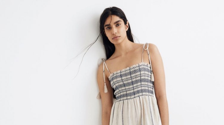 Madewell Smocked Cami Jumpsuit $114.50