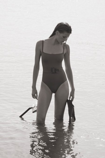 Romee Strijd Heats Up Victoria's Secret Swimwear Styles
