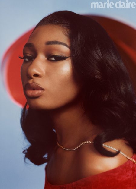 Megan Thee Stallion Takes the Spotlight for Marie Claire Megan Thee Stallion Takes the Spotlight for Marie Claire