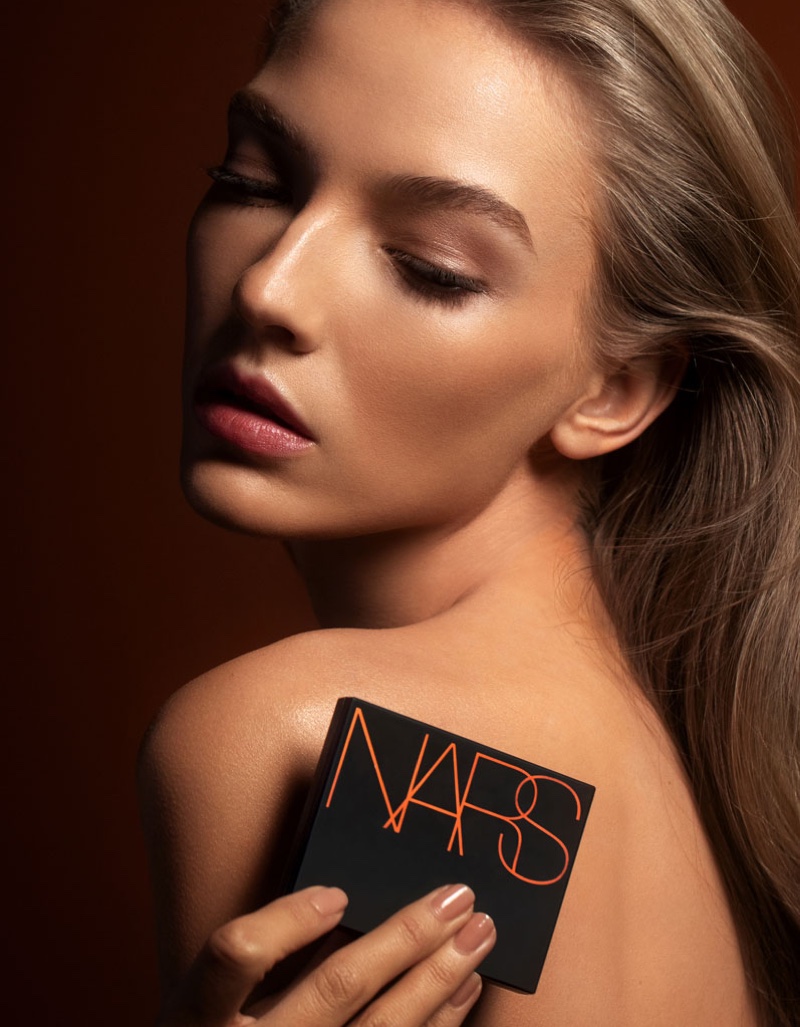 Allie Lewis stuns for NARS Cosmetics campaign. Photo: David Roemer