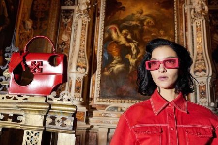 Mariacarla Boscono Models Off-White Spring 2020 Accessories Off-White unveils spring-summer 2020 accessories campaign.