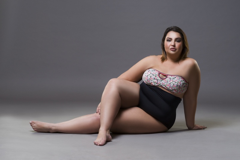 Plus Size Model Swimsuit