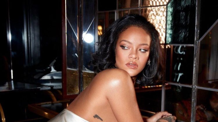 Rihanna fronts Fenty Beauty Cheeks Out Freestyle Cream Blush campaign.