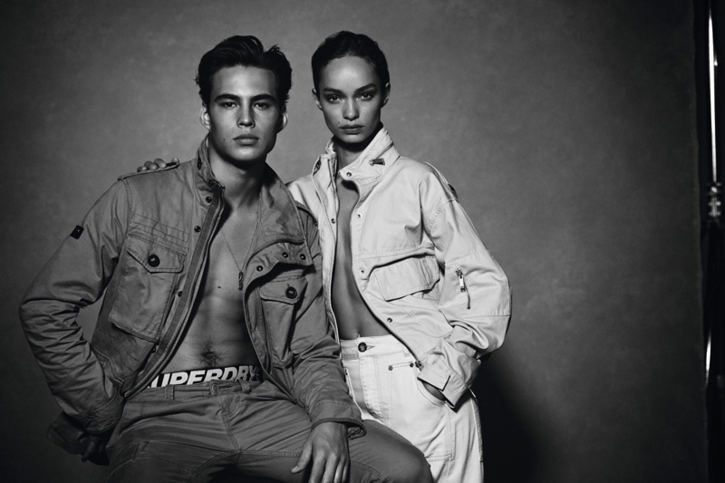 Louis Baines and Luma Grothe fronts Superdry spring-summer 2020 campaign