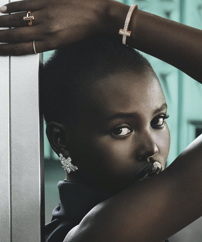 Adut Akech shines in Tiffany & Co. T1 jewelry campaign